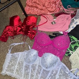 most are from victoria’s secret and others are from various brands. 32b/34b/36b
